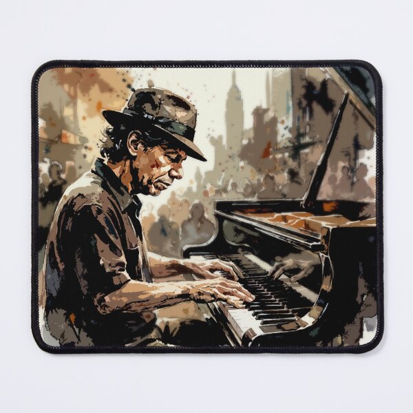 Item preview, Chick Corea Watercolor Jazz Piano Portrait designed and sold by Neo21Studio.