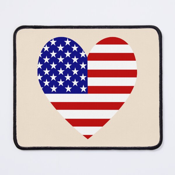 Item preview, USA Heart Flag designed and sold by AuntieShoe.
