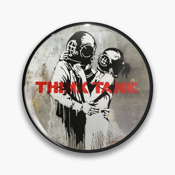 Item preview, THINK TANK - BLUR - UNIQUE RARE ORIGINAL TSHIRT STICKER designed and sold by SentientGallery.
