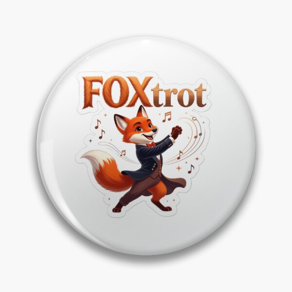 Item preview, FOXtrot Dancing Fox Wordplay Sticker Souvenir Summer Edition designed and sold by Imaginarium of Chaos falcon88 .