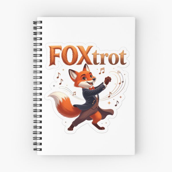 Item preview, FOXtrot Dancing Fox Wordplay Sticker Souvenir Summer Edition designed and sold by Imaginarium of Chaos falcon88 .