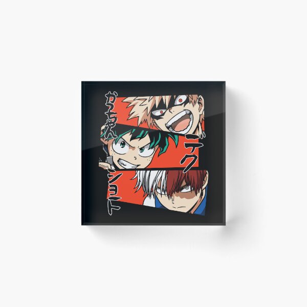 Item preview, Katsuki Bakugo, Izuku Midoriya, Shoto Todoroki designed and sold by Rivlowss.