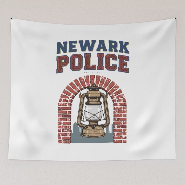 Item preview, Newark Police Vintage Badge T-Shirt, Newark Police Officer Gift, Law Enforcement Graphic Tee designed and sold by pawsome purrfect.