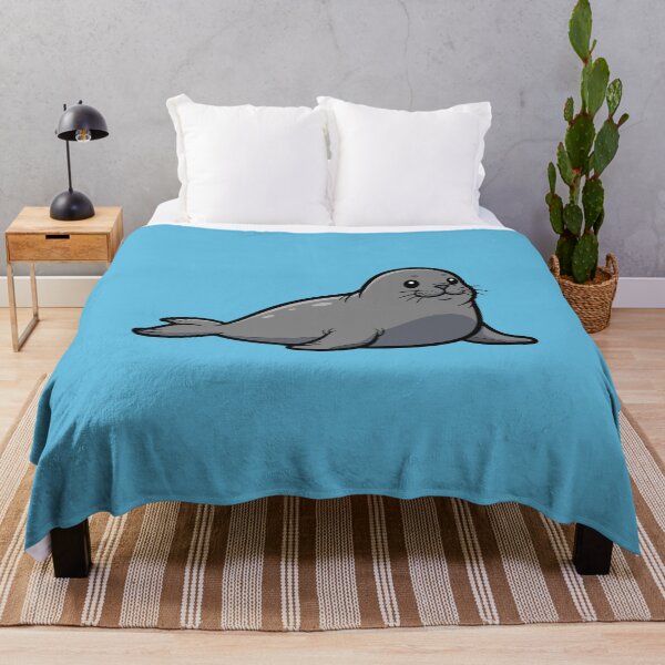 Item preview, Cute Baby Seal Cartoon Kawaii Ocean Animal Art designed and sold by SolutionsArt.