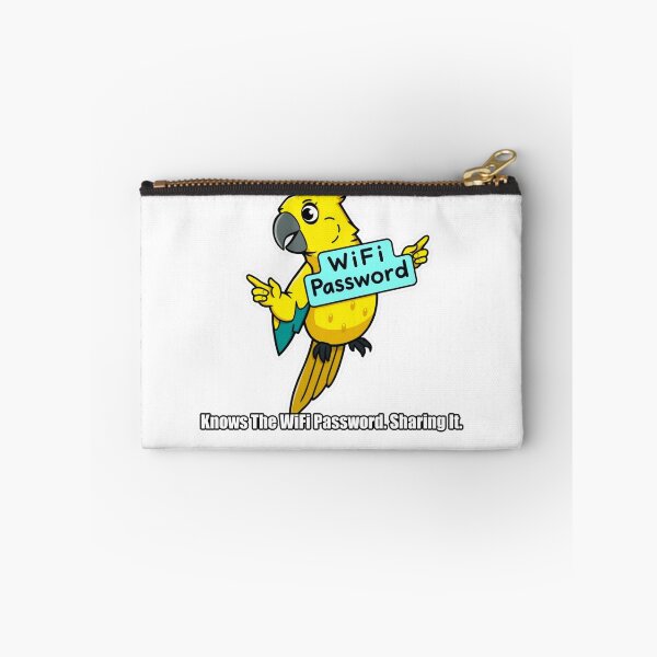 Item preview, Parrot - Knows The WiFi Password Sharing It - Funny Parrot Gift designed and sold by pawdrops.