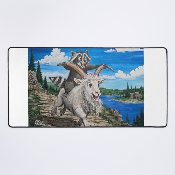 Item preview, CRISCO gives Popcorn the Raccoon a wild ride designed and sold by Matt Starr Fine Art .
