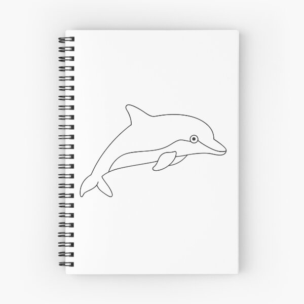 Artikelvorschau, Delfin Freundlich 1 Line Art Geschenk entworfen und verkauft von OneLine Studio.