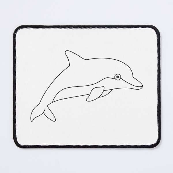 Item preview, Dolphin Friendly 1 Line Art Gift designed and sold by OneLine Studio.