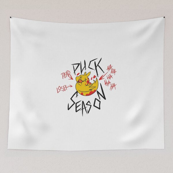 Item preview, King of Hell Duck Season Funny Cartoon Design designed and sold by CosmicFna.
