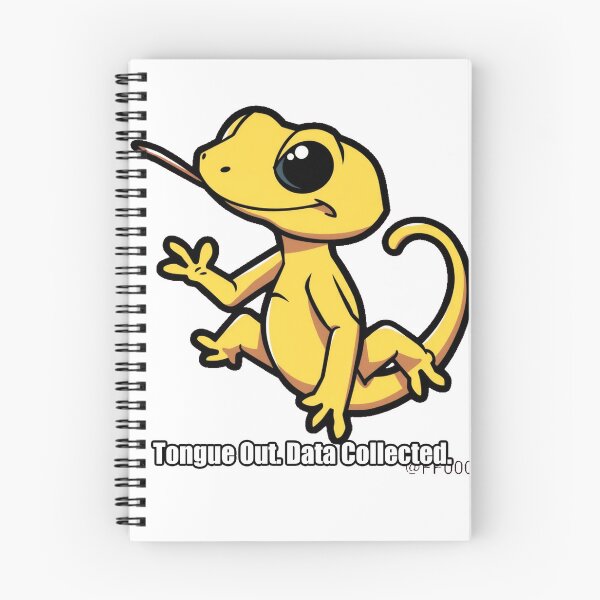 Item preview, Gecko - Tongue Out Data Collected - Funny Gecko Gift designed and sold by pawdrops.