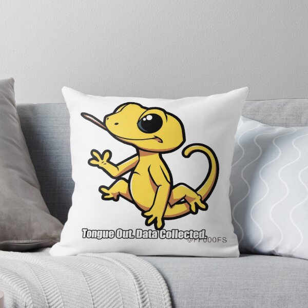 Item preview, Gecko - Tongue Out Data Collected - Funny Gecko Gift designed and sold by pawdrops.