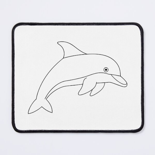 Artikelvorschau, Delfin Freundlich 2 Line Art Geschenk entworfen und verkauft von OneLine Studio.