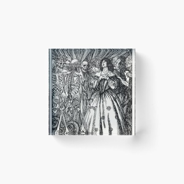 Item preview, Edmund Joseph Sullivan Illustration from A dream of fair women & other poems by Alfred Lord Tennyson designed and sold by Vintage Designs +.