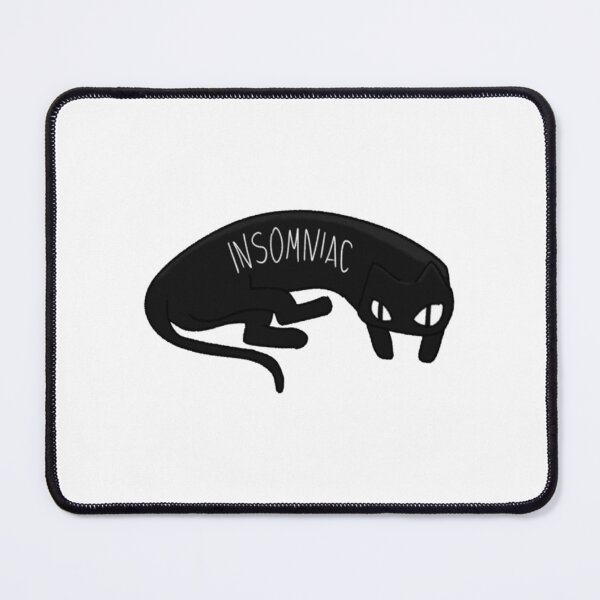 Item preview, Insomniac Black Cat Dark Sleepless Art designed and sold by XanDuriCatcute.