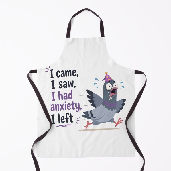 Item preview, Funny Introvert Pigeon I Came I Saw I Had Anxiety I Left designed and sold by Cerys-GS.