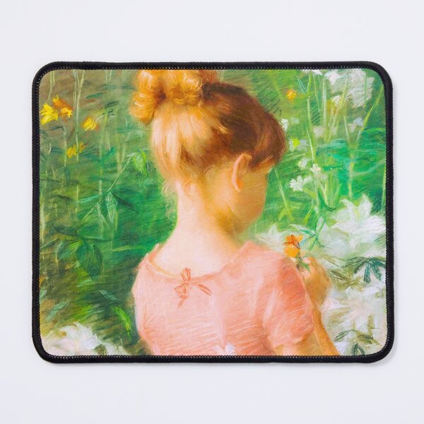 Item preview, Girl Among Flowers by Maria Wiik (1887)  designed and sold by Vernissage-dart.