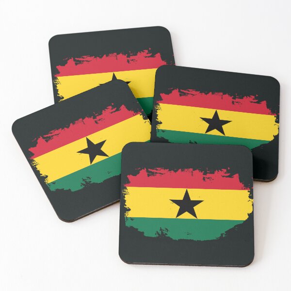 Item preview, Ghana National Flag | Distressed Grunge designed and sold by MammothArt.