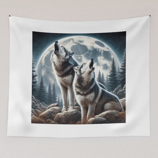 Item preview, The wolf's howl designed and sold by ZeusGallery.