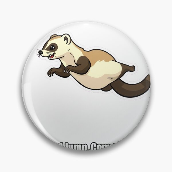 Item preview, Ferret - Miscalculated Jump Committed Anyway - Funny Ferret Gift designed and sold by pawdrops.