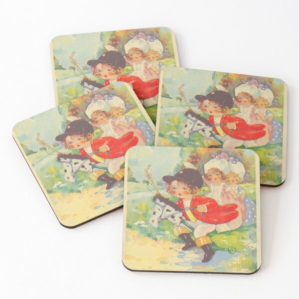 Item preview, Children Playing Horseback by Agnes Richardson (c.1910)  designed and sold by Vernissage-dart.