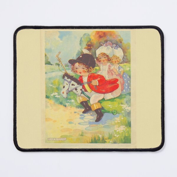 Item preview, Children Playing Horseback by Agnes Richardson (c.1910) designed and sold by Vernissage-dart.