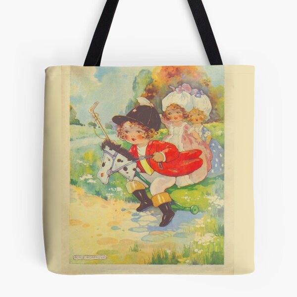 Item preview, Children Playing Horseback by Agnes Richardson (c.1910)  designed and sold by Vernissage-dart.