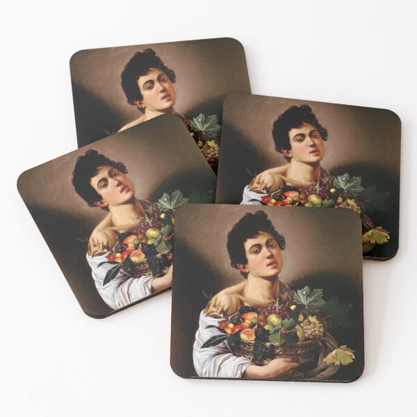 Item preview, Boy with a Basket of Fruit - Caravaggio (1593) designed and sold by Vintage Designs +.