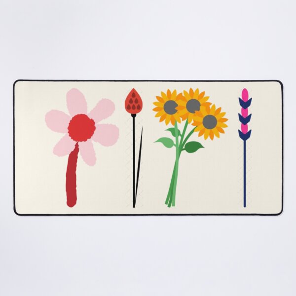 Item preview, Vibrant Sunflower & Daisy Medley - Colorful Botanical Lineup designed and sold by Yasmine Mohammed.