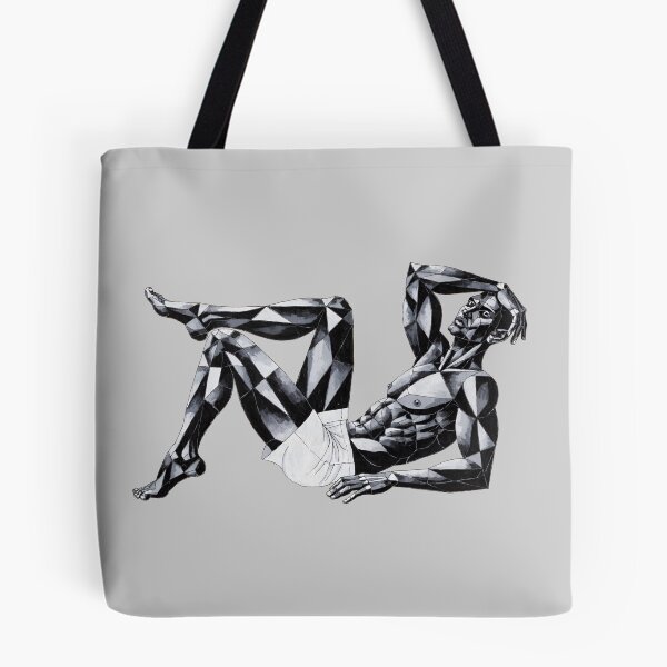 Item preview, Geometric Male Physique - Low-Poly Reclining Figure designed and sold by gayishdesign.
