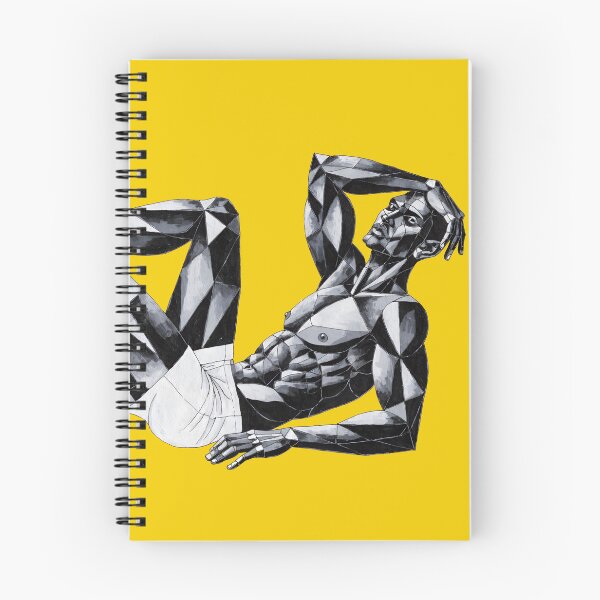 Item preview, Geometric Male Physique - Low-Poly Reclining Figure designed and sold by gayishdesign.