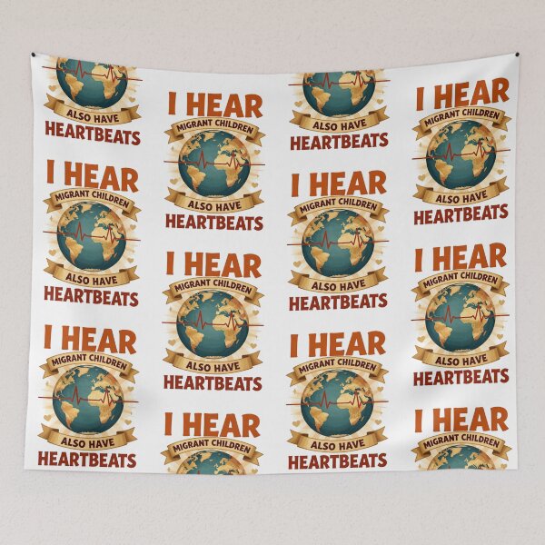 Item preview, I Hear Migrant Children Also Have Heartbeats 5 designed and sold by Positive&FunnyThings.