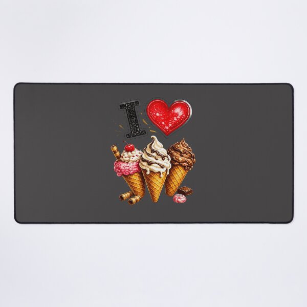 Item preview, I Love Ice Cream | Ice Cream Lover Design | Sweet Dessert Gift | Frozen Treat Art designed and sold by GottaPics.