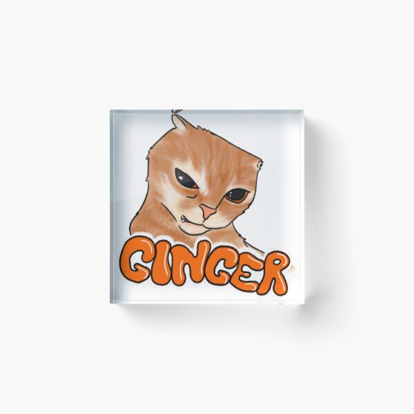 Item preview, Ginger Cat Meme Funny Smirk Cartoon designed and sold by XanDuriCatcute.