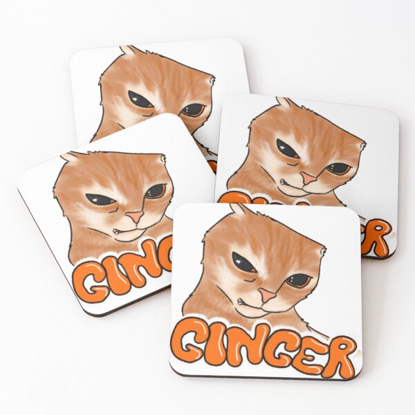 Item preview, Ginger Cat Meme Funny Smirk Cartoon designed and sold by XanDuriCatcute.