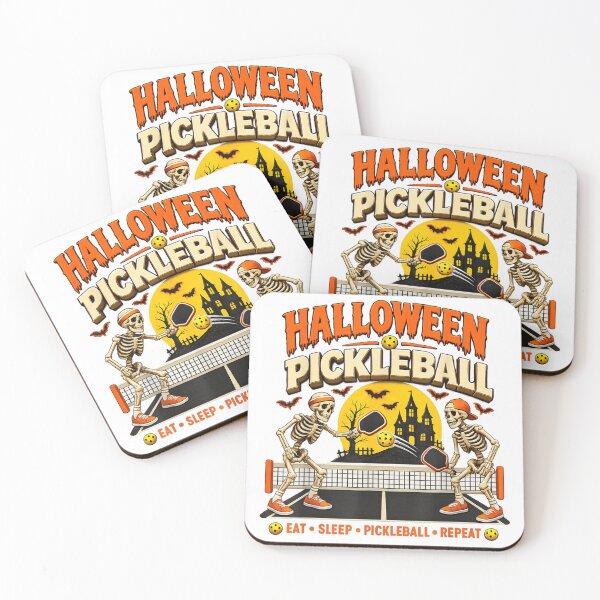Item preview, Halloween Pickleball Skeleton Players Funny Spooky Sports Lover Costume Gift designed and sold by LakenDraphil.