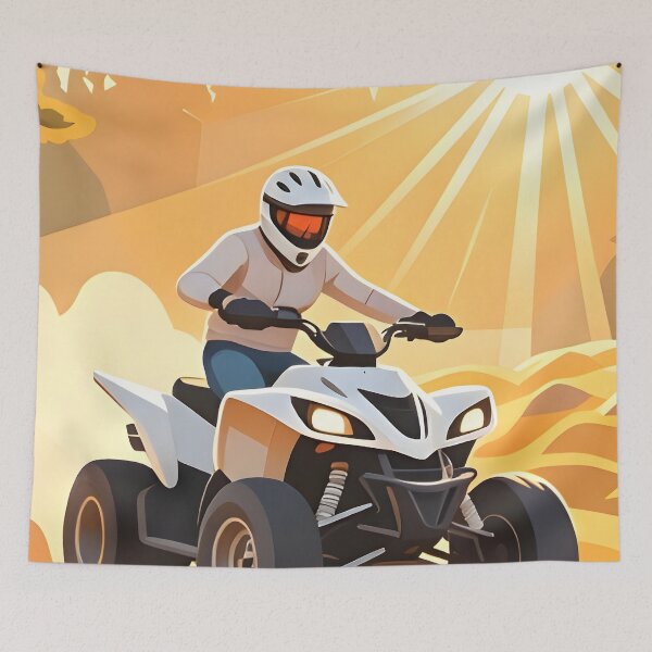 Item preview, ATV Adventure Club | Retro Off-Road Vintage T-Shirt Design designed and sold by Spirit of Siam.