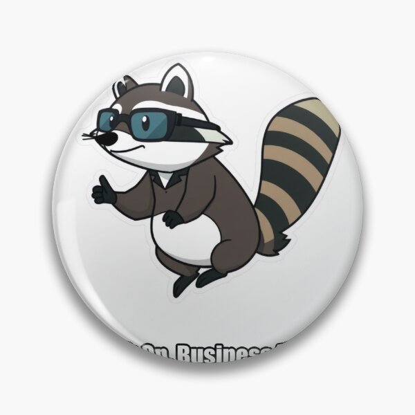 Item preview, Raccoon - Mask On Business Hours - Funny Raccoon Gift designed and sold by pawdrops.