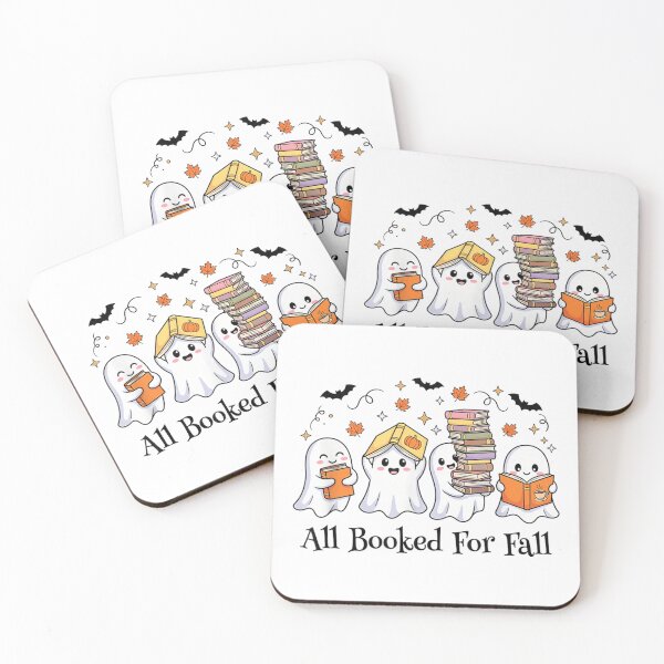 Item preview, Cute Ghost Reading Books All Booked For Fall Cozy Autumn Library designed and sold by LakenDraphil.