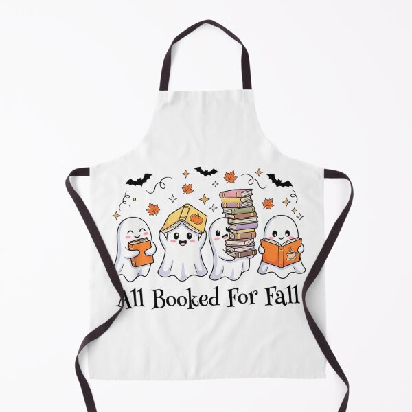 Item preview, Cute Ghost Reading Books All Booked For Fall Cozy Autumn Library designed and sold by LakenDraphil.