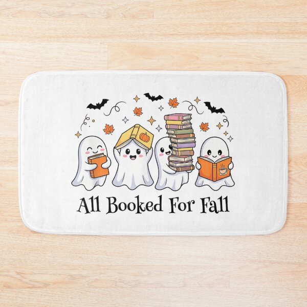 Item preview, Cute Ghost Reading Books All Booked For Fall Cozy Autumn Library designed and sold by LakenDraphil.