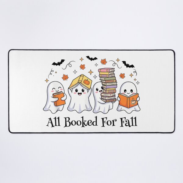 Item preview, Cute Ghost Reading Books All Booked For Fall Cozy Autumn Library designed and sold by LakenDraphil.