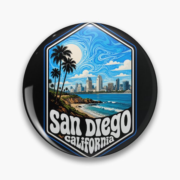 Item preview, San Diego California United States Coast Travel designed and sold by TomFrontierArt.
