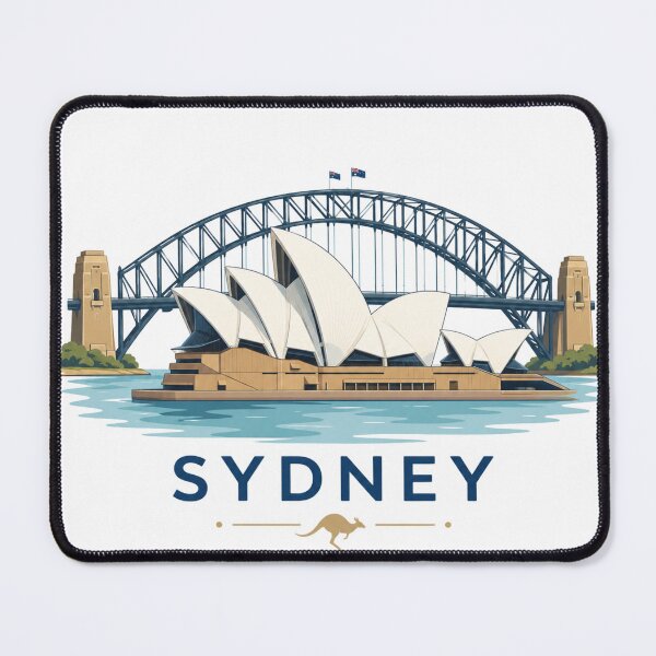 Item preview, Sydney Harbour Bridge Australia designed and sold by PamLeeDesign.
