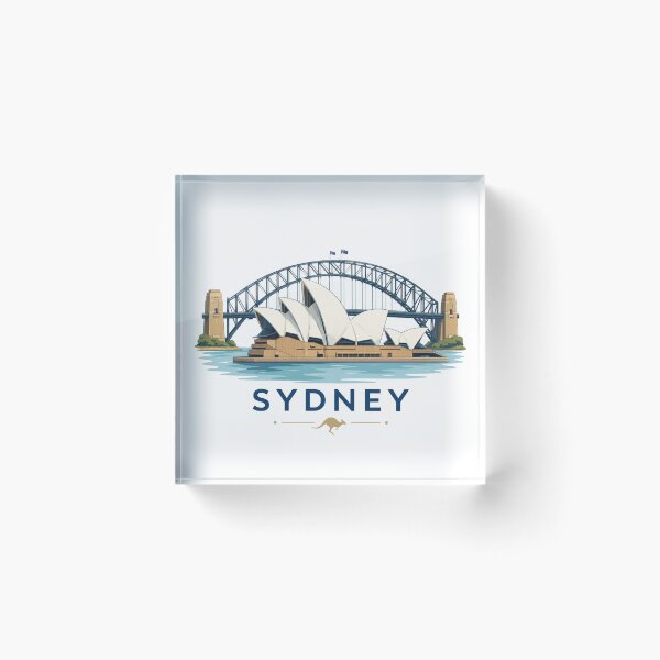 Item preview, Sydney Harbour Bridge Australia designed and sold by PamLeeDesign.