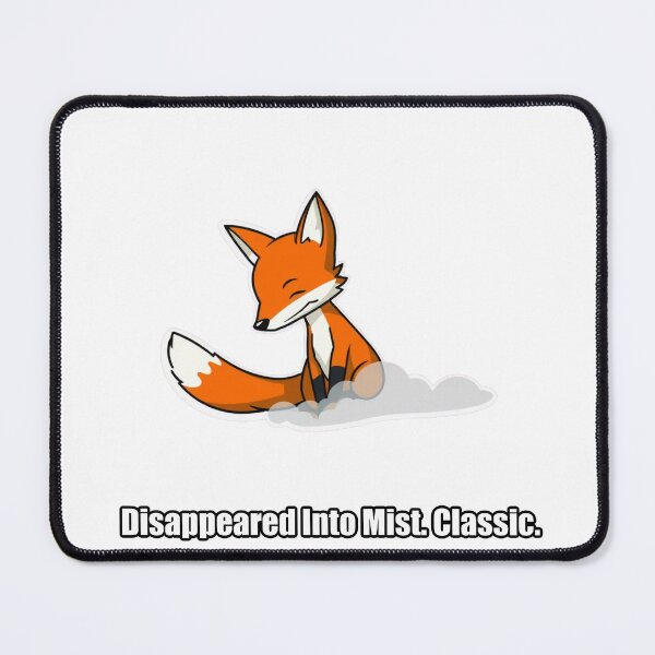 Item preview, Fox - Disappeared Into Mist Classic - Funny Fox Gift designed and sold by pawdrops.
