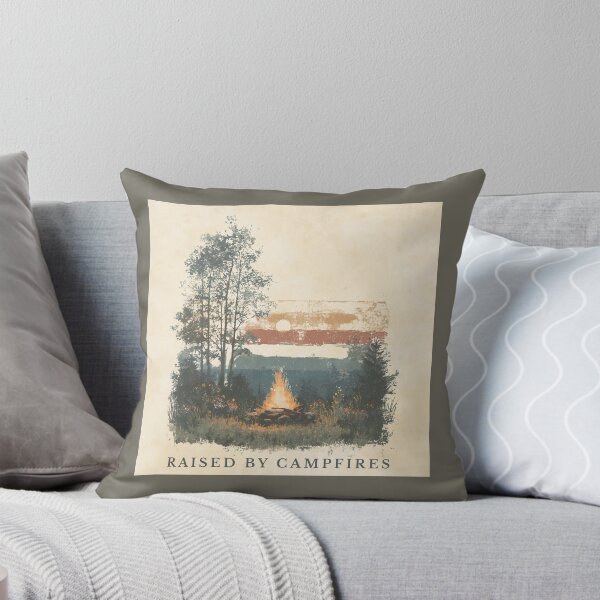 Item preview, Raised by Campfires | Vintage Campfire Sunset Design designed and sold by Bound for Wonder.