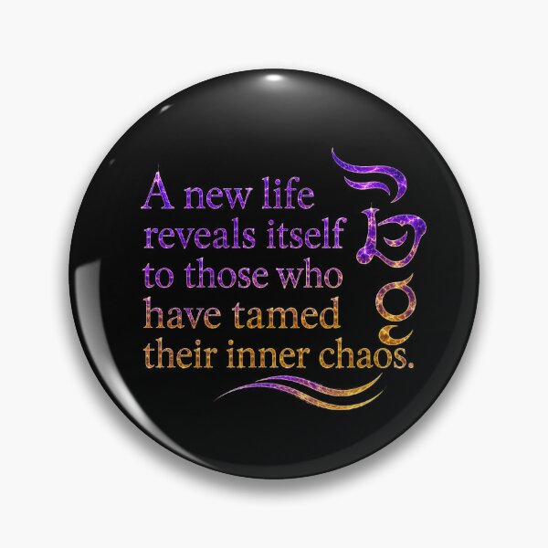 Item preview, A new life reveals itself to those who have tamed their inner chaos. designed and sold by MaxDreamsArt.