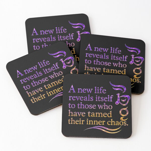 Item preview, A new life reveals itself to those who have tamed their inner chaos. designed and sold by MaxDreamsArt.