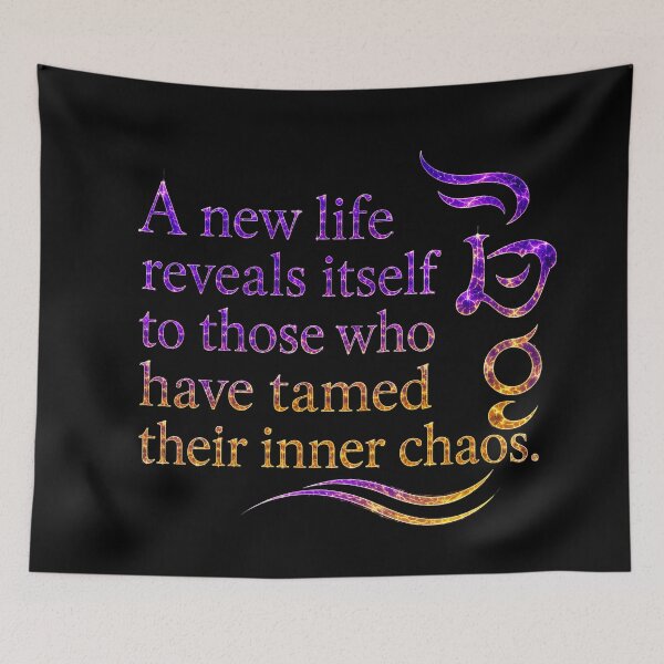 Item preview, A new life reveals itself to those who have tamed their inner chaos. designed and sold by MaxDreamsArt.