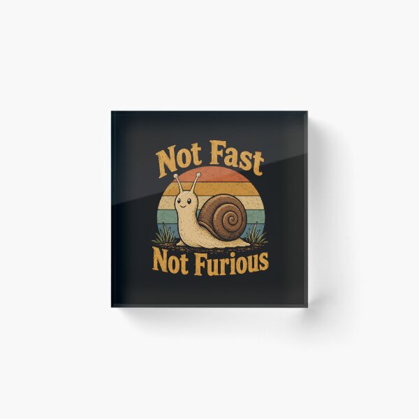 Item preview, Not Fast Not Furious designed and sold by CelidaBonde.